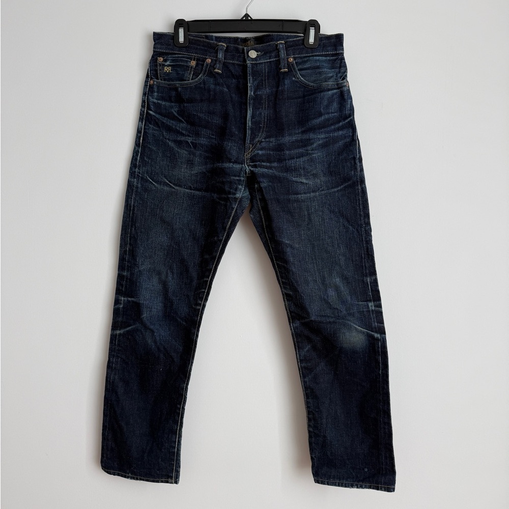 Raw Indigo Men’s Denim Jeans - Dark Blue